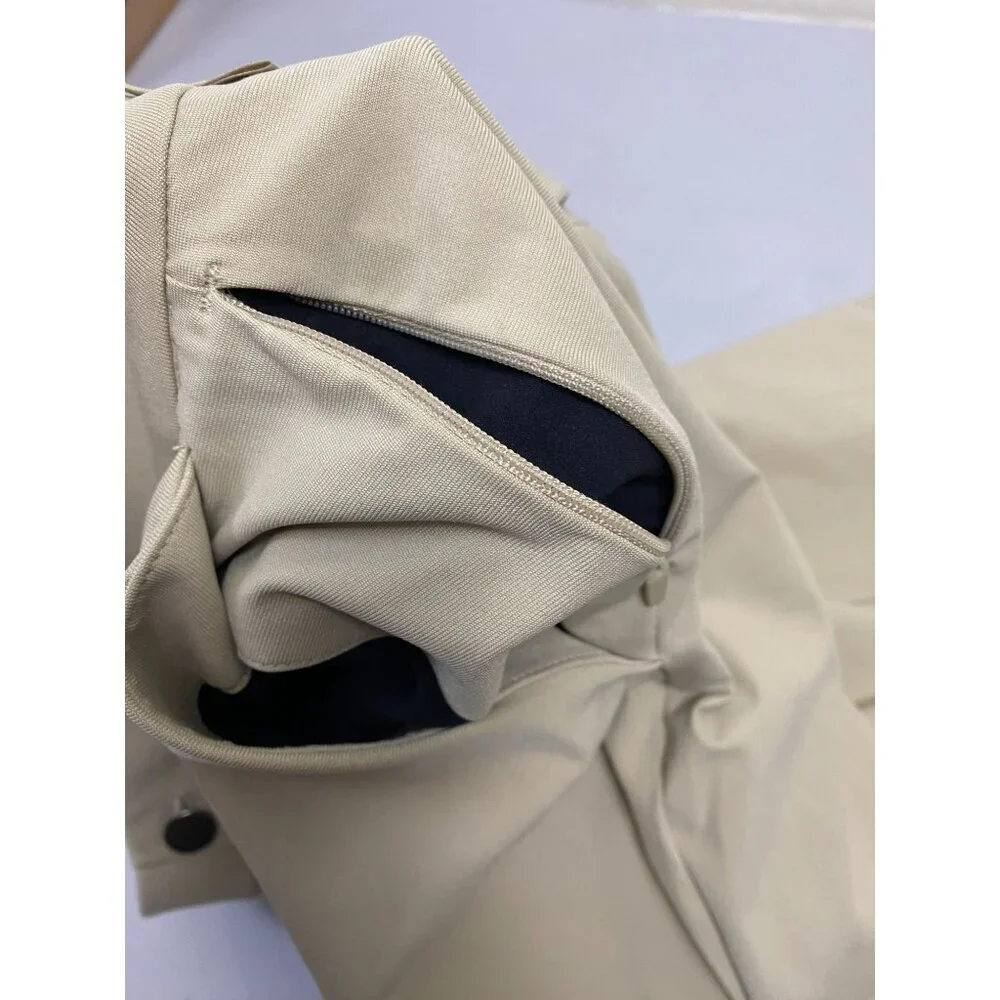 Lululemon ABC Classic Fit Trouser Pants Men size 34 Tan Brown Chino Performance
